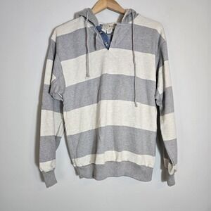 NWT Vintage L.L. Bean USA Striped Hoodie (Women’s‎ Small)